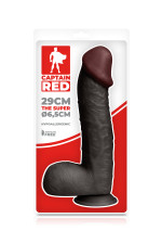 The Super, gode ventouse réaliste de taille XXL 29cm