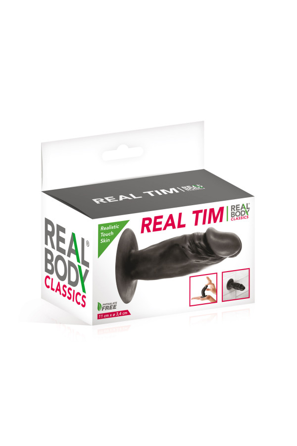 Real Tim, gode anal plug ventouse pénis réaliste 11cm