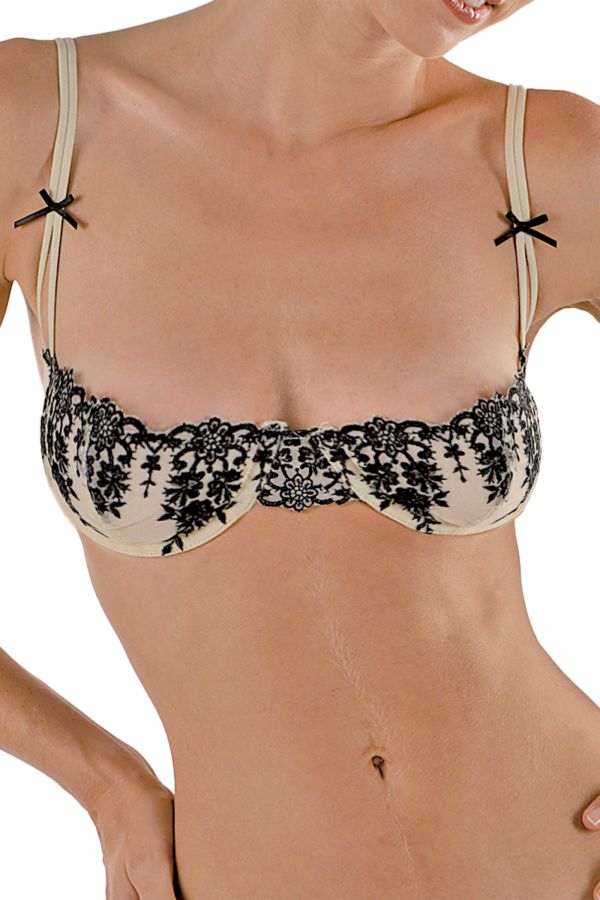 Soutien-gorge corbeille à armatures