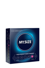 3 préservatifs en latex My Size