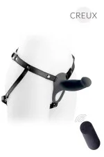 Virgite H3, gode ceinture creux et vibrant avec ouverture pour testicules