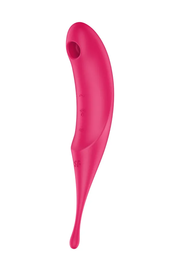 Stimulateur 2 en 1 Twirling Pro rose de Satisfyer