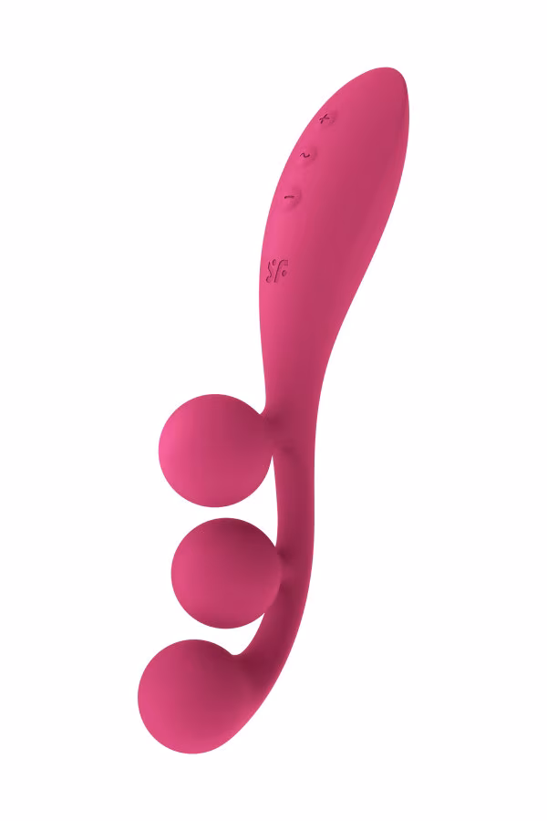 Triple stimulateur Tri Ball 1 de Satisfyer de couleur prune