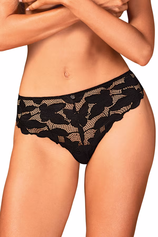 Tanga Editya en broderie de Obsessive