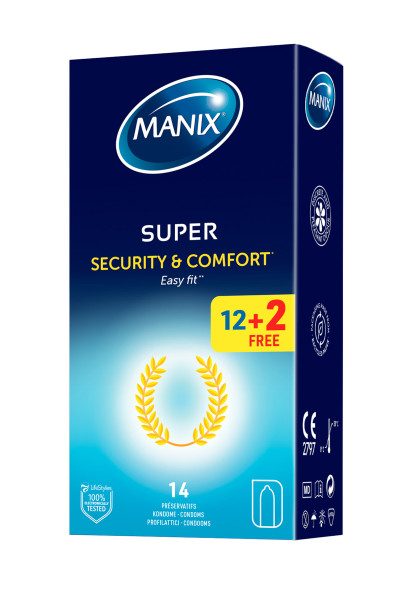14 préservatifs ultra confort Manix Super 