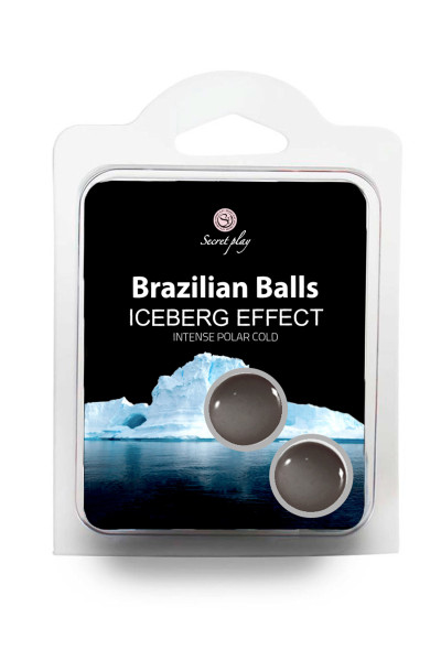 2 huiles de massage effet Iceberg Brazilian Balls