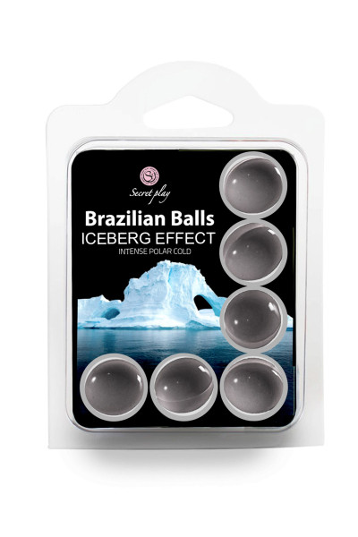 6 huiles de massage effet Iceberg Brazilian Balls