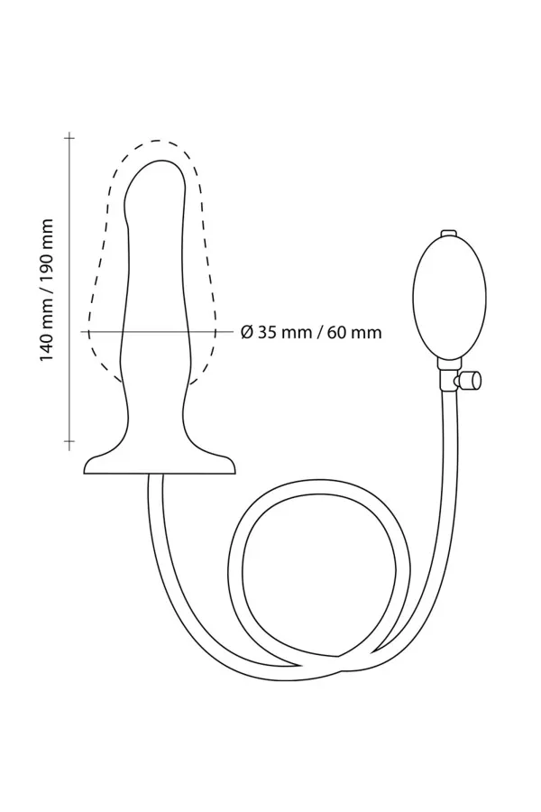 Dildo Plug gonflable par Strap On Me
