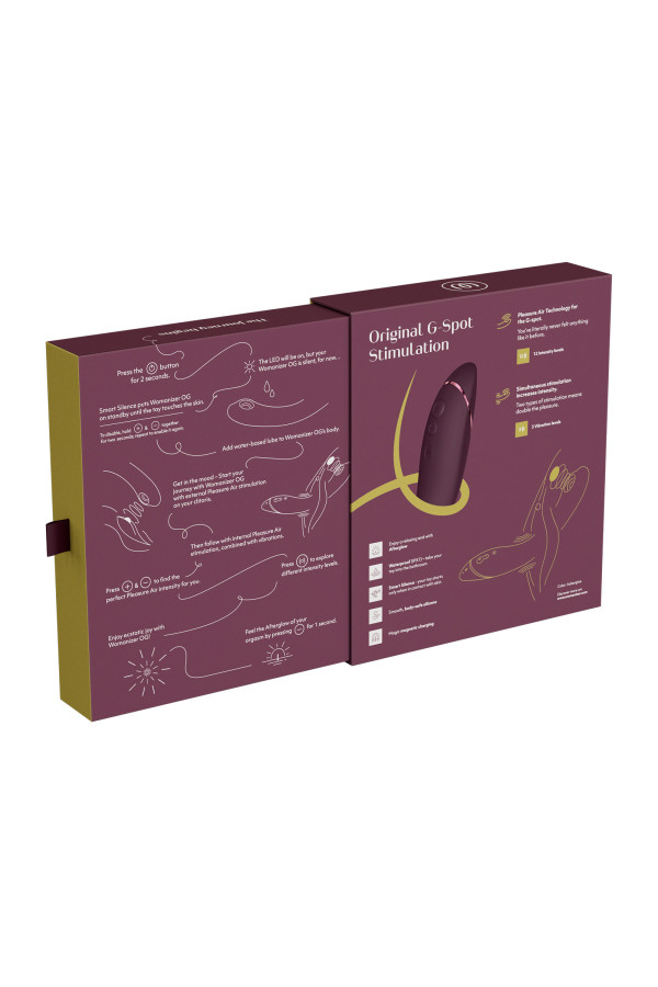 Womanizer OG - Stimulateur point G par air pulsé et vibrations