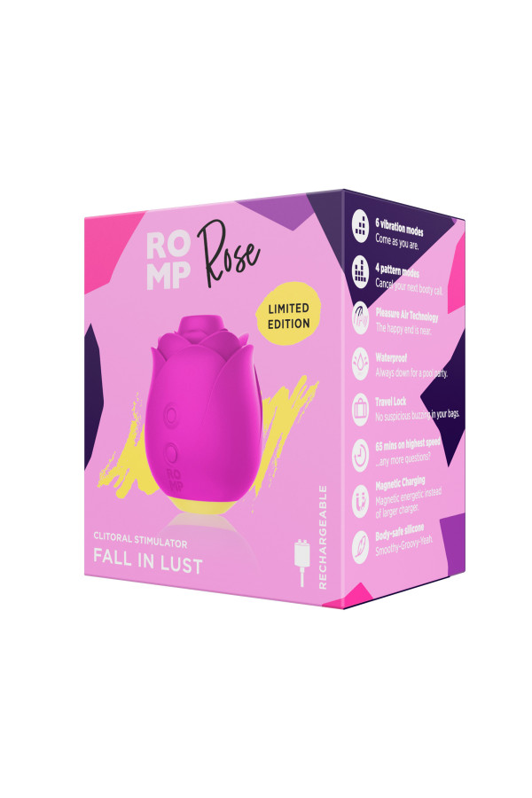 Stimulateur à pulsations d'air Rose de Romp