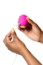 Stimulateur de clitoris à pulsations Romp Rose