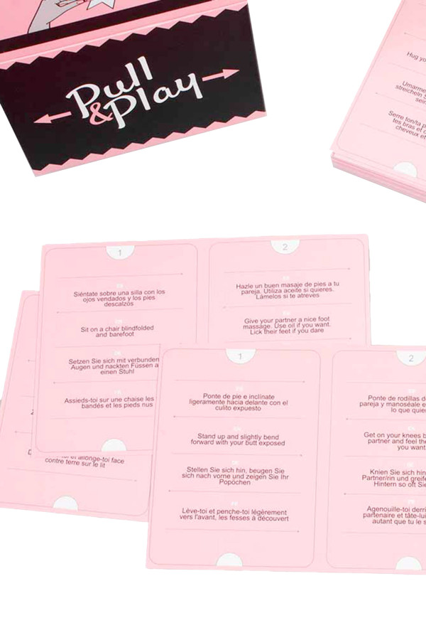 Jeu de cartes érotique Pull & Play par Secret Play