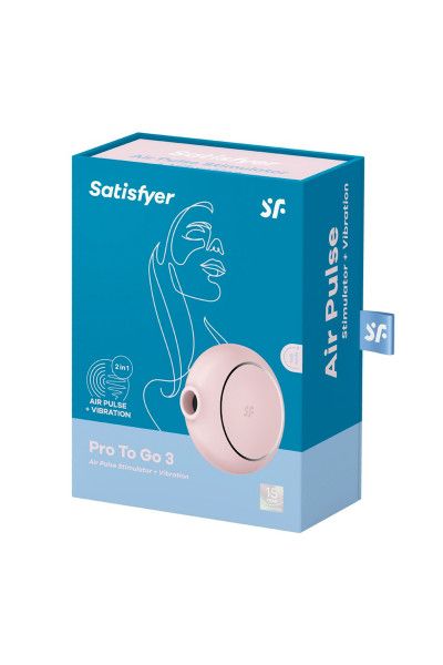 Stimulateur de clitoris par air pulsé Satisfyer Pro To Go 3
