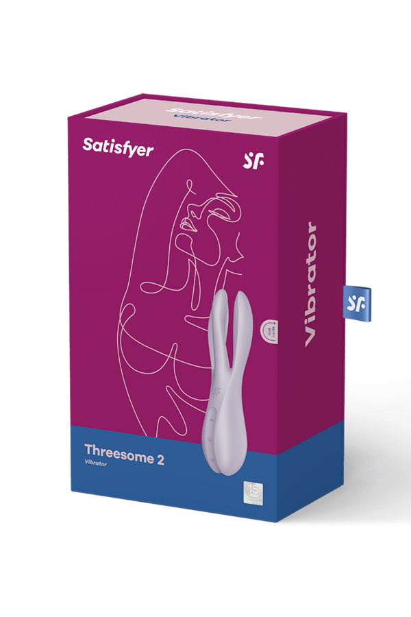 Satisfyer Threesome 2, stimulateur de clitoris et grandes lèvres