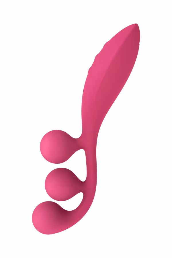 Triple stimulateur Tri Ball 1 de Satisfyer de couleur prune