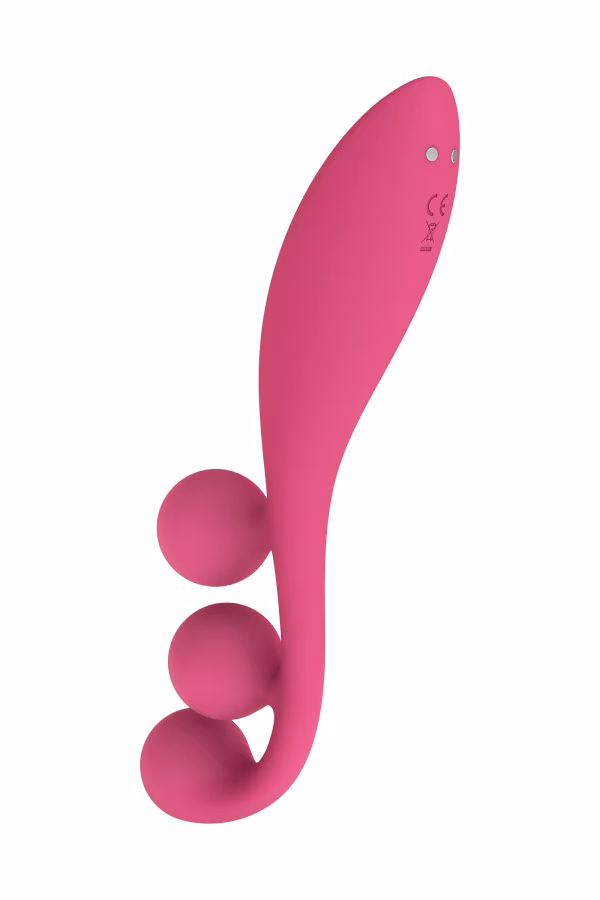 Triple stimulateur Tri Ball 1 de Satisfyer de couleur prune