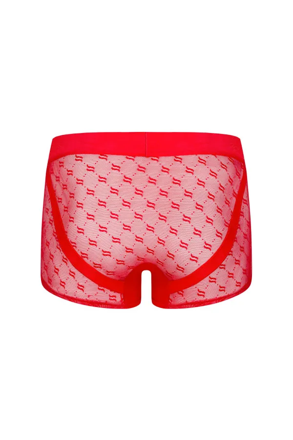 Boxer Obsessiver rouge signé Obsessive !