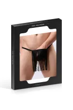 String homme en résilles et franges