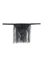 String homme en résilles et franges