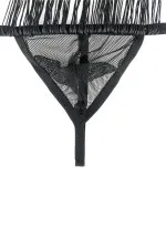 String homme en résilles et franges