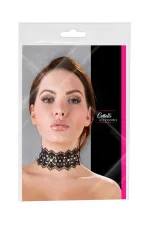 Collier en dentelle et strass