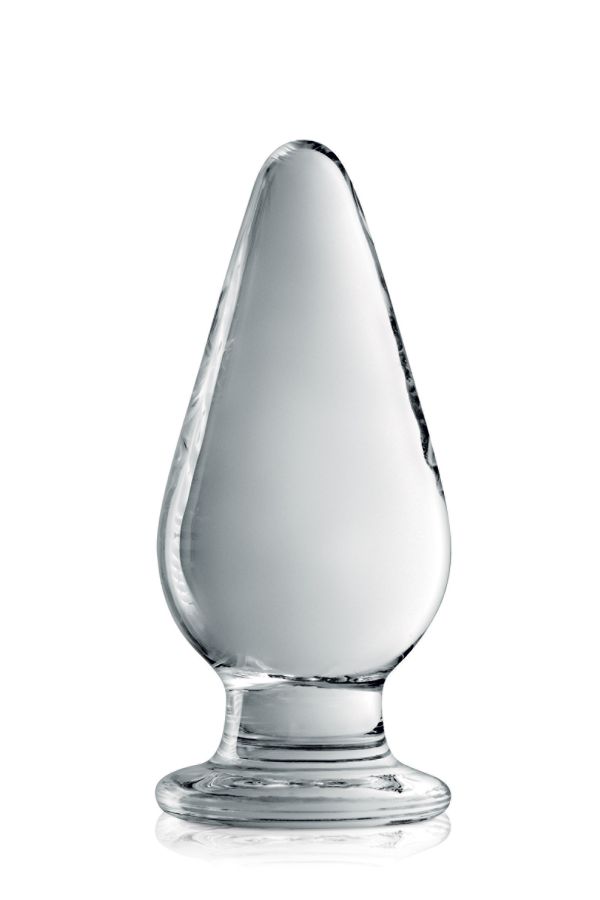 Plug anal allongé en verre