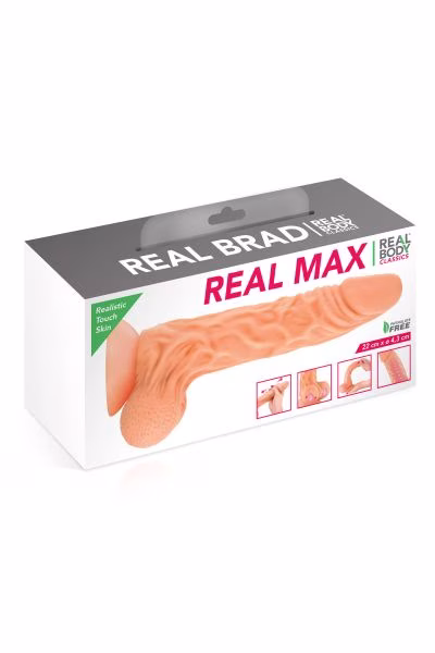 Gode réaliste avec prépuce