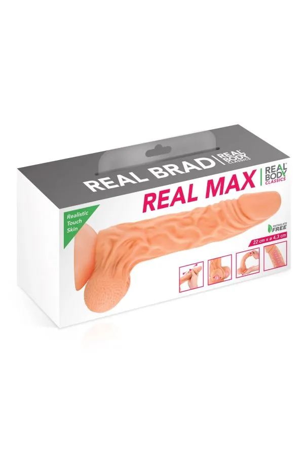 Gode réaliste avec prépuce