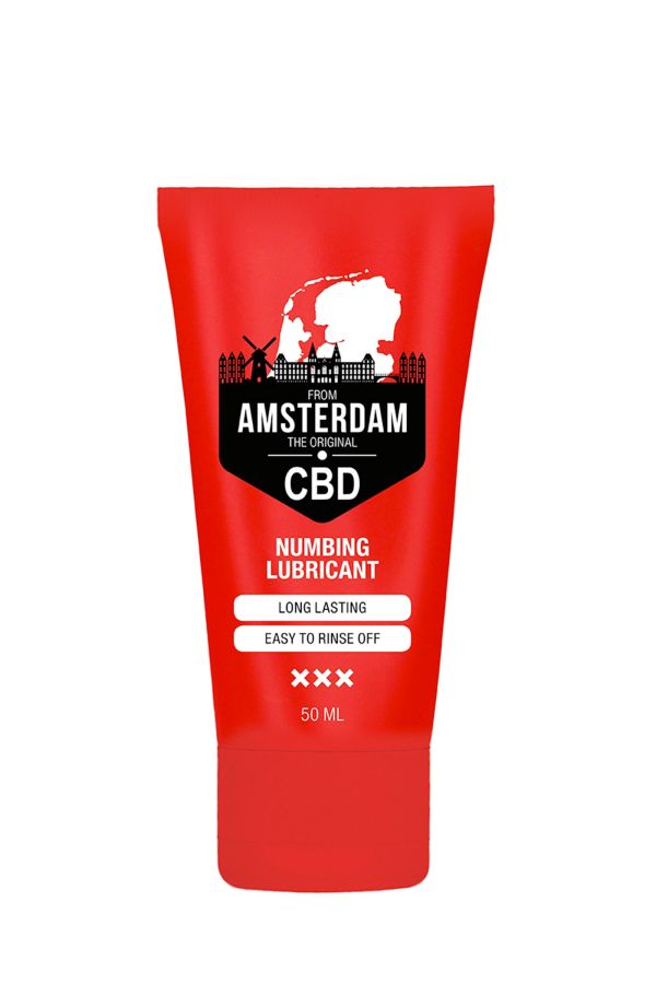 Lubrifiant anesthésiant infusé au CBD from Amsterdam 50ml