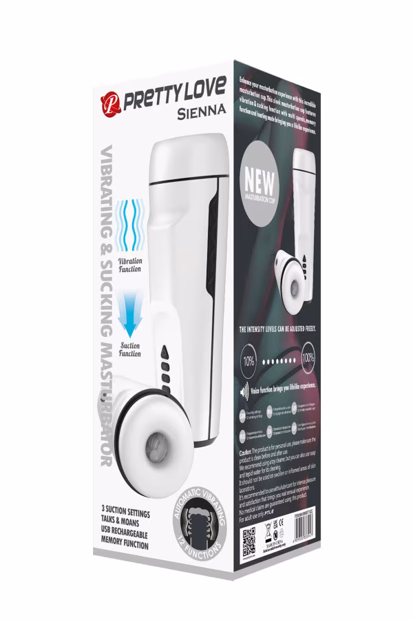 Masturbateur Vibrant Sienna : Plaisir Automatique & Puissant | Pretty Love