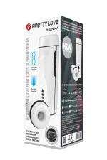 Masturbateur vibrant avec 3 modes de succion Sienna