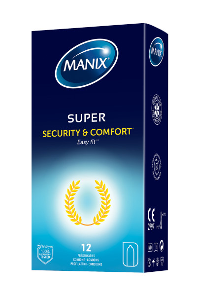 12 préservatifs ultra confort Manix Super
