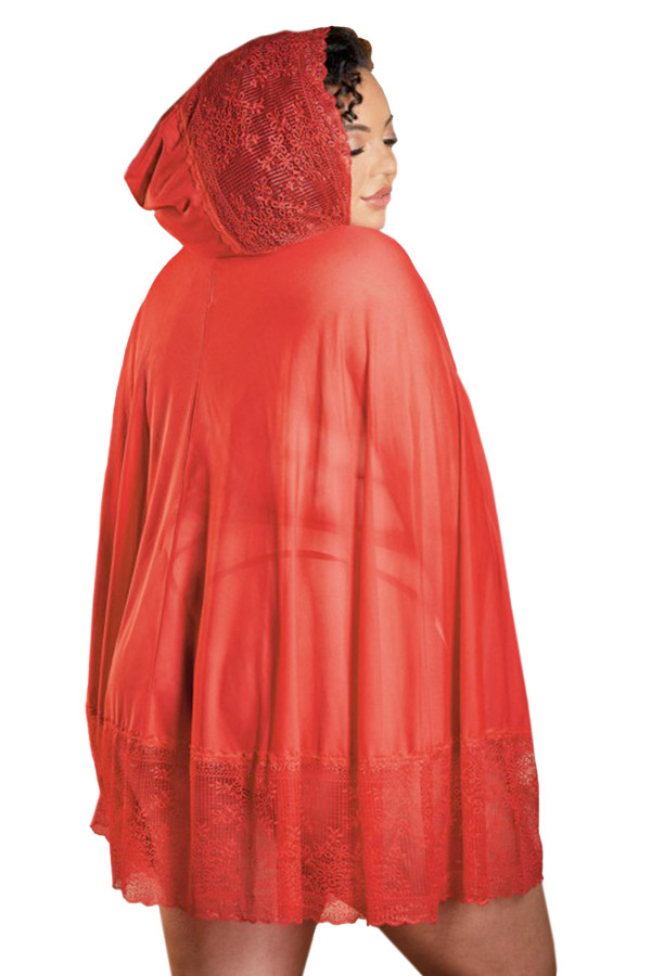 Cape avec ceinture façon harnais