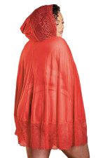 Cape avec ceinture façon harnais