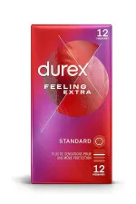 12 préservatifs fins lubrifiés Durex Feeling Extra