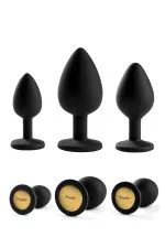 Coffret de 3 plugs anal Yranus Séries Titans