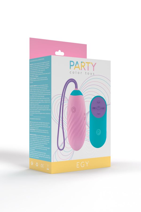 Egy, œuf vibrant avec télécommande sans fil