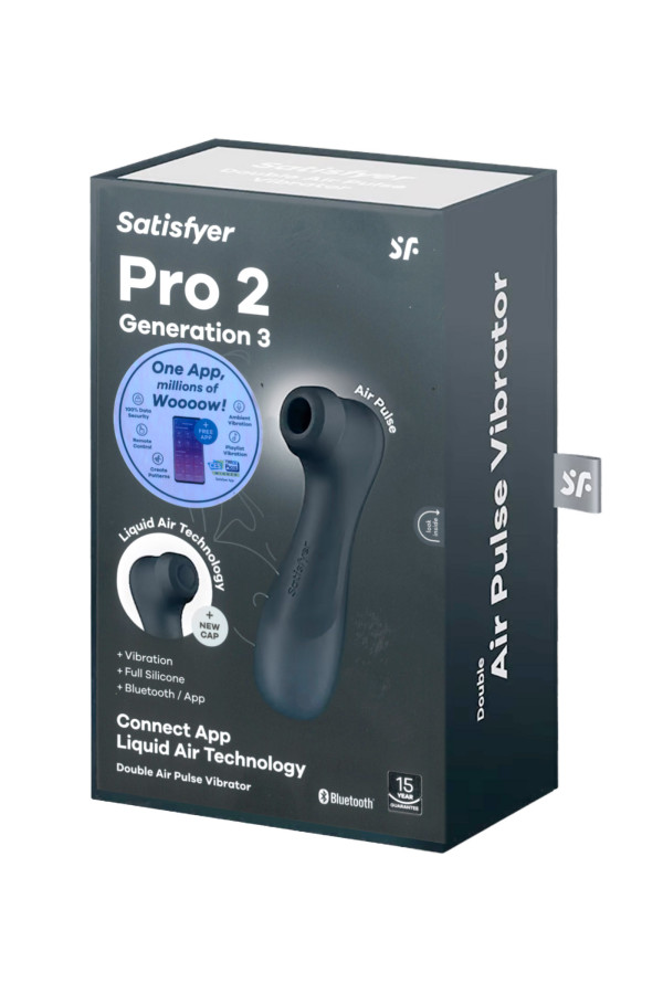 Satisfyer Pro 2 Generation 3, stimulateur de clitoris technologie Liquid Air connecté