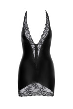 Robe dos nu effet latex