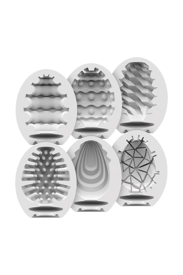 Lot de 6 oeufs masturbateurs Satisfyer