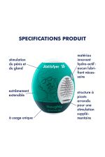 Satisfyer Egg Naughty, masturbateur hydro actif