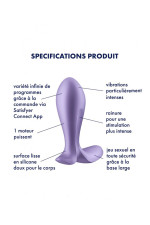 Satisfyer Intensity, plug vibrant connecté