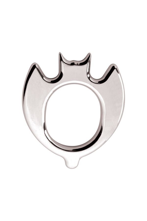 Cockring aluminium Bat Silver taille 2