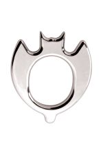 Cockring aluminium Bat Silver taille 3