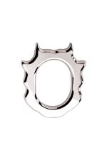 Cockring aluminium Devil Silver