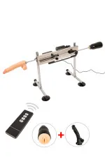Sex-Machine avec télécommande et masturbateur