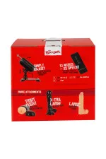 Sex-machine avec 2 godemichets et masturbateur