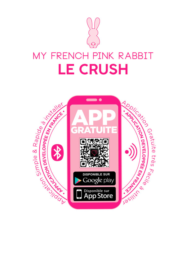 Le Crush, œuf vibrant connecté avec application française