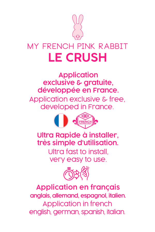 Le Crush, œuf vibrant connecté avec application française