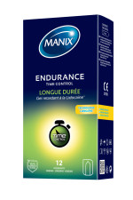 12 préservatifs retardants Manix Endurance Time Control
